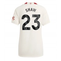 Billiga Manchester United Luke Shaw #23 Tredje fotbollskläder Dam 2023-24 Kortärmad